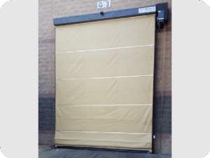 Model WD Vertical Lift Fabric Door